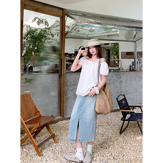 <曾小咸推荐>3.26现货秒杀 ！微信超特价！韩系泡泡袖衬衫 日常139.99 立减70 秒杀69.99！！ 商品图2