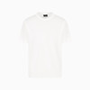 EMPORIO ARMANI 阿玛尼 男士徽标压花棉质圆领短袖T恤 白色 EM000943 AF10762 F0084 商品缩略图0
