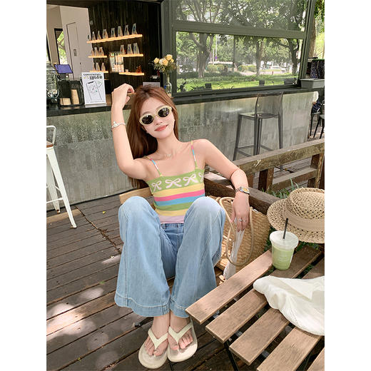 【189元任选2件】最后一波现货！复古洗水蓝阔腿牛仔裤 商品图1