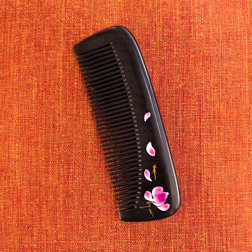 阴沉木印花梳°无柄&手柄款 商品图2