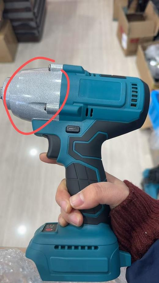 【货号02287】500/600牛锂电扳手头壳无刷扳手铝头壳扭力扳手头壳打击块铝壳 商品图8