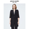 皮尔卡丹女装简约通勤单排扣中长款毛呢大衣 商品缩略图0