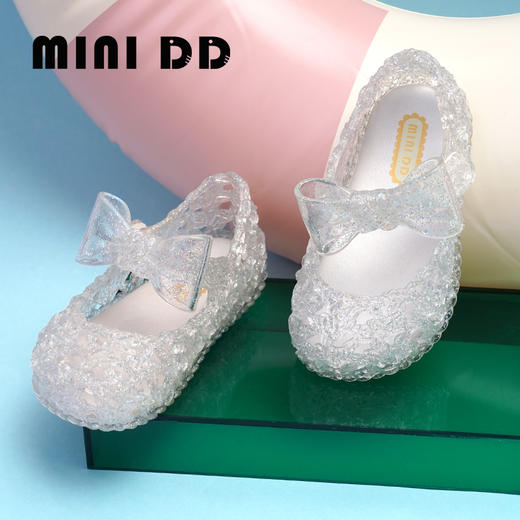 MINIDD童鞋可爱轻便女童鞋透气夏季沙滩鞋蝴蝶结凉鞋MNDD24-7 商品图0