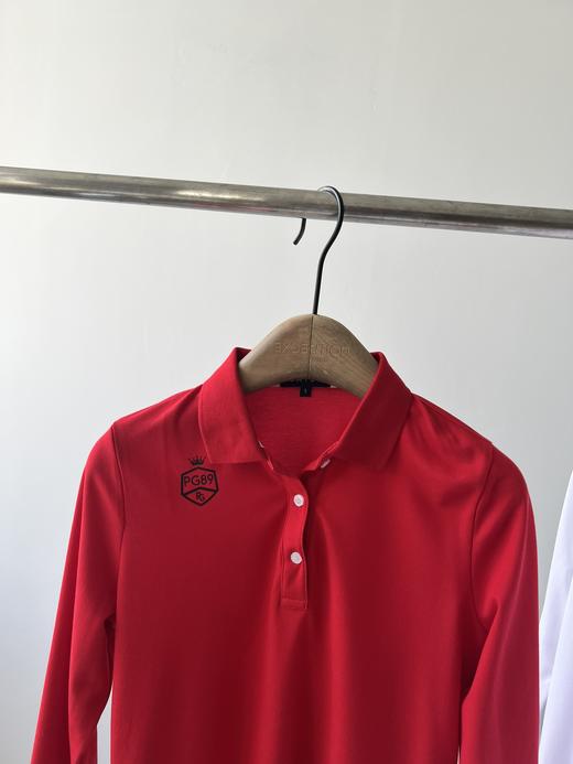 韩国🇰🇷高er夫PG秋季新款女polo衫，纯原臻品，客供面料，足球格纹理，透气效果更佳，polo翻领设计，更显气质，弹力面料，穿着体验更舒适 商品图1