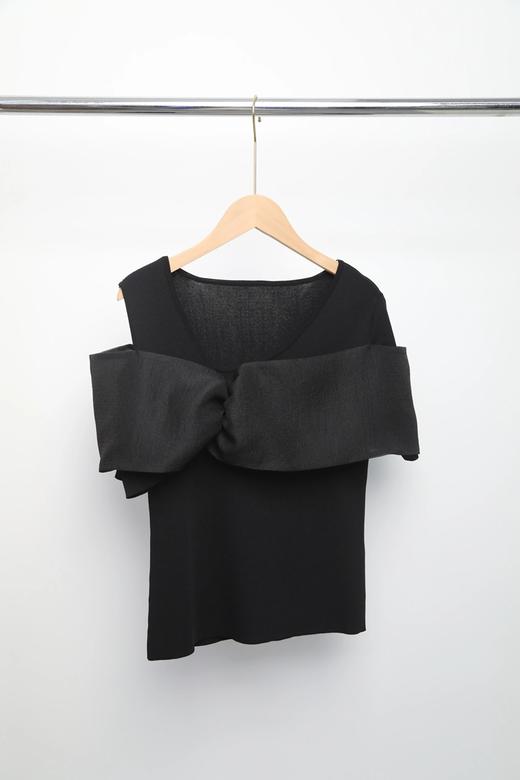 LPIUTY品牌直发！网纱蝴蝶结针织上衣 B015021 商品图11