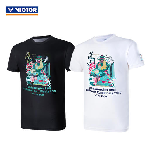 威克多胜利 中性款 苏迪曼系列 针织T恤 T-SC2501 商品图0