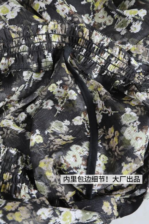 LPIUTY品牌直发！浪漫限定！桑蚕丝碎花连衣裙 C1225033 商品图6
