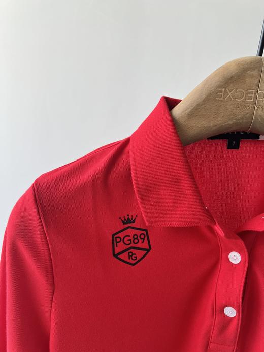 韩国🇰🇷高er夫PG秋季新款女polo衫，纯原臻品，客供面料，足球格纹理，透气效果更佳，polo翻领设计，更显气质，弹力面料，穿着体验更舒适 商品图3