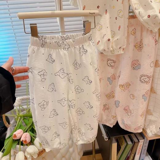 【低至29.9/任选2条儿童云朵棉防蚊裤】2025新儿童休闲裤防蚊裤宽松薄款宝宝碎花裤子云朵棉长裤 商品图9