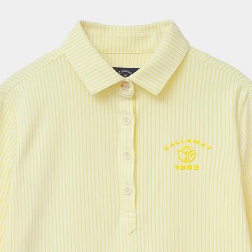 日本官网callaway竖条纹 速干 防晒 吸汗 女款竖条纹长袖秋款T恤 商品图2