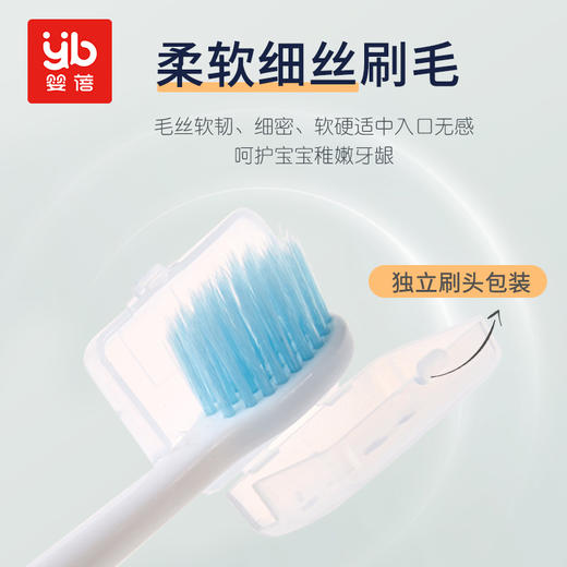 【醒粉福利8.9元5支装】【萌熊护卫队刷牙大作战】婴蓓小熊软毛牙刷5支装 | 棉花糖触感横扫牙缝怪兽 乳牙亮到能反光 5支承包换牙期 商品图3