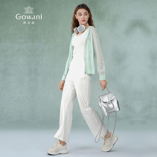 【两色可选】乔万尼运动连帽针织衫连帽开衫夏季新款外套EM2M888 商品图2