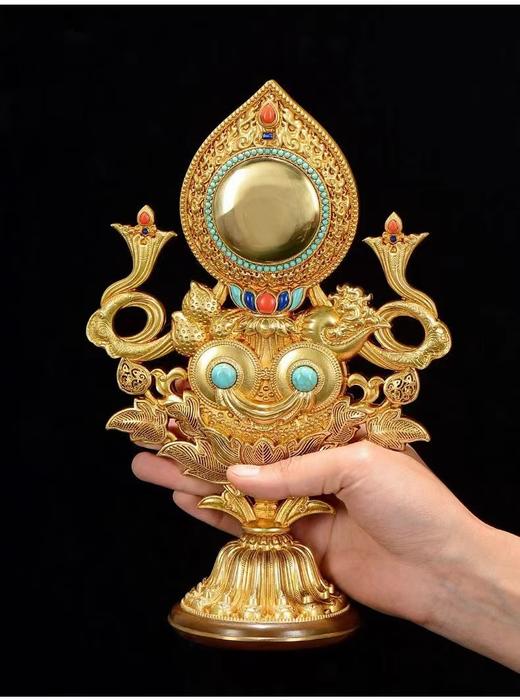 慧宝佛具五妙欲供品组合纯铜祈福供养摆件佛堂供品显密宗用品供具 商品图3