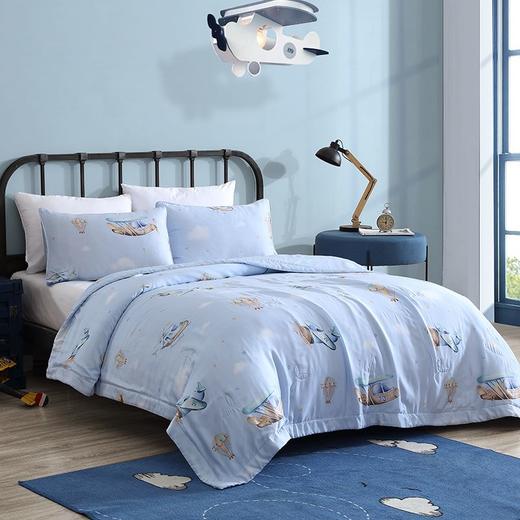 【6F】梦洁宝贝宝藏天丝水洗纯蚕丝夏被：飞行游戏 商品图0