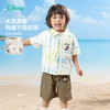 迪士尼童装夏季米奇印花衬衫短裤两件套男童帅气仿扎染短袖套装ZD2ET016 商品缩略图2