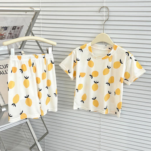 39.9任选2套【儿童夏季冰丝套装】儿童短袖短裤睡衣套装夏季冰丝卡通家居服宝弹力冰感空调服#异业福利 商品图6