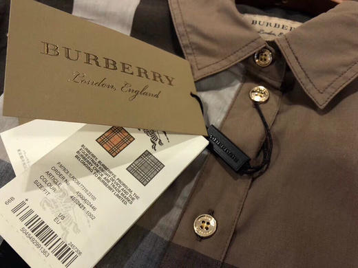 BBR经典款女款衬衫裙。 红格。 蓝格。 驼色。 自己备注号码颜色。 商品图12