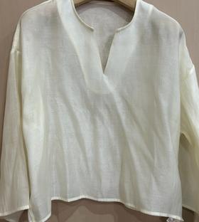 【线上专属】V领套头衫（24808876-明月珰）