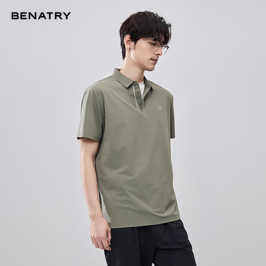 贝纳川夏季速干面料POLO ECF214103 商品图2