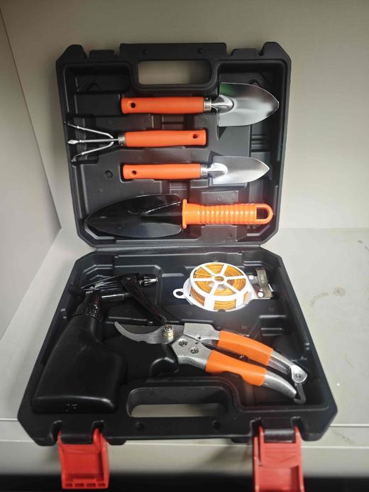 【货号02881】园林种植绿化家庭家用园艺套盒工具盆栽手动工具挖土铲刀树枝剪刀 商品图0