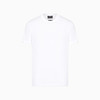 EMPORIO ARMANI 阿玛尼 男士提花徽标平纹针织圆领短袖T恤 白色 8N1TD2 1JGYZ 0146 商品缩略图0