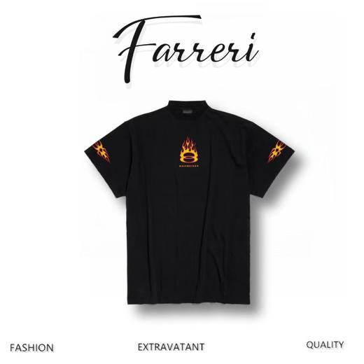 B家 火焰印花短袖 商品图0