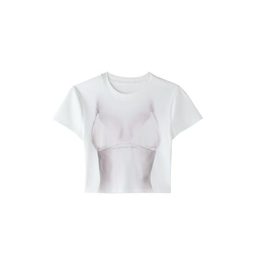 BJHG不计后果 修身短袖t恤女夏季2025新款潮牌美式高级感小众上衣 商品图3