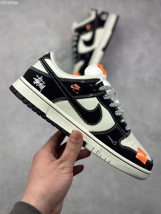 夏季特惠💰360 Nike SB Dunk Low “斯图西联名” 周年高端定制 低帮休闲板鞋 商品图3