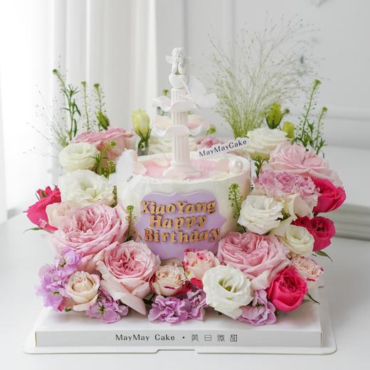 【提前一天预定】莫奈花园|许愿池蛋糕【D4815】 商品图0
