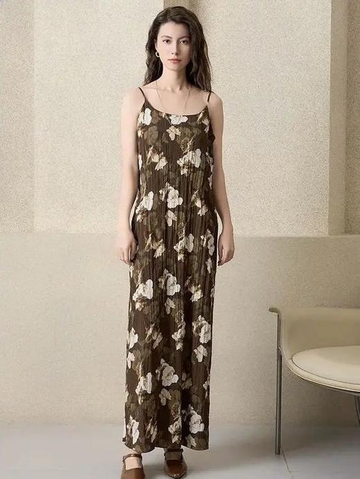 LPIUTY品牌直发！山茶花桑蚕丝吊带连衣裙 C12TJ-99962 商品图0