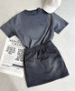 现货 THS-限时 大王家 重工满天星高温烫钻炒色T恤 半裙 BH2587+BK1178 商品缩略图0