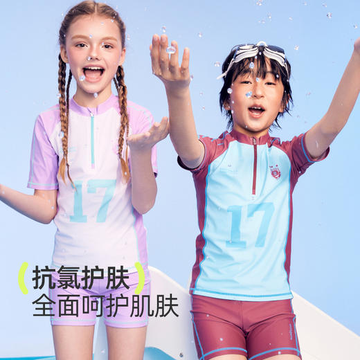 onmygame儿童分体式游泳衣海边度假防晒游泳装2025新款 商品图1