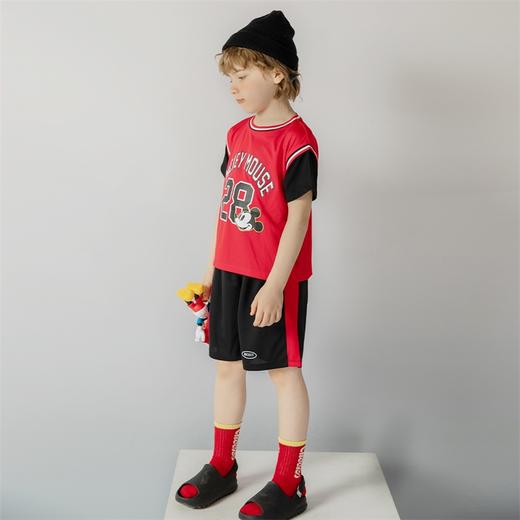 迪士尼夏季新品男女童套装透气儿童套装休闲婴幼儿套装222T1367 商品图7