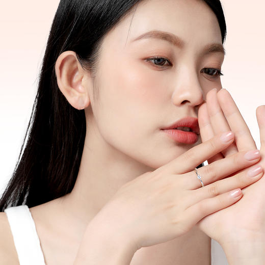 【培育】钻石Fanci范琦十分爱恋钻戒18k金培育钻石周年纪念日礼物 商品图4