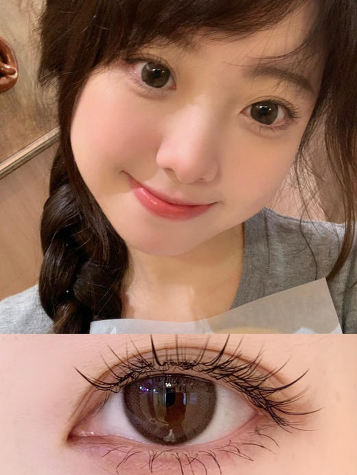 【日抛和半年抛】 热泪煮冰fullygift  |  大直径14.5，着色直径13.8 |【同品牌多盒或多副购买更划算，具体活动可以咨询在线客服】清纯狗狗眼美瞳 婚纱照 商品图7