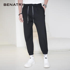 贝纳川夏季针织慢跑裤ECK235001402