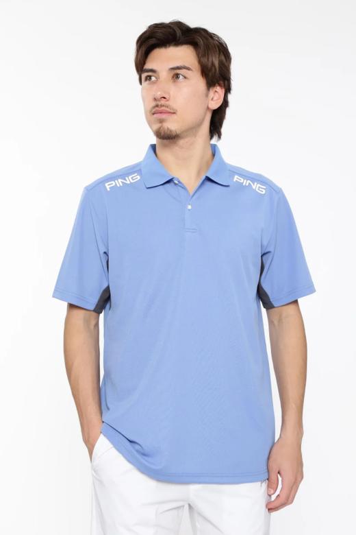 PING 高尔夫 男士 运动休闲网眼透气短袖Poo衫 商品图0