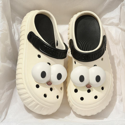 【GZ】无忧购洞洞鞋厚底沙滩防滑防臭eva卡通凉拖鞋3532（截单后7天发货) 商品图1