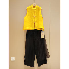 马甲（23704158-九斤黄）+阔腿裤（24709514-京元）