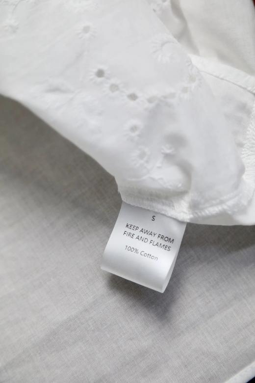 LPIUTY品牌直发！重工纯棉刺绣花边衬衫 短袖B08ZJ-24-1120/长袖B08ZJ-24-1119 商品图4