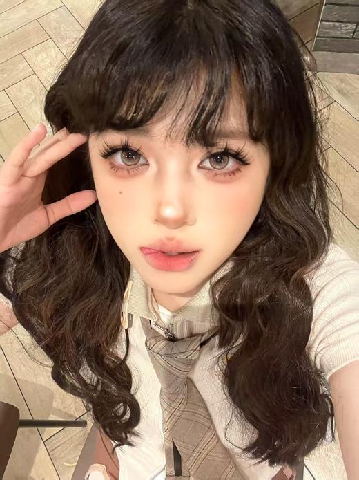 【半年抛大直径】onlycon-碎钻奶茶 棕-14.5mm【0-800度 无525/575】 商品图1