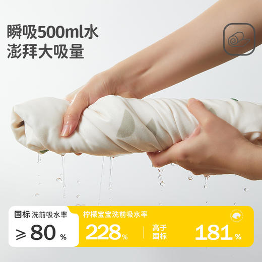 【强防晒，瞬吸水，多功能春夏浴袍】柠檬宝宝儿童游泳速干浴巾 斗篷浴袍 男女童吸水快干 沙滩温泉浴衣巾 商品图3