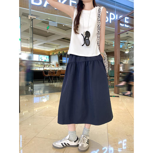 <曾小咸推荐>日系休闲长短款半身裙 商品图0
