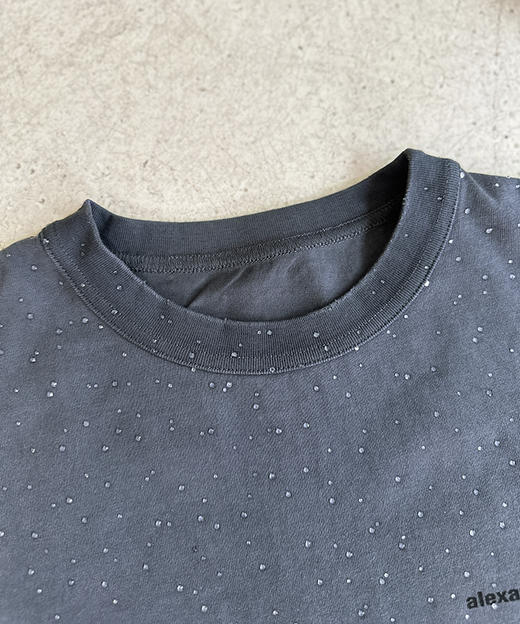 现货 THS-限时 大王家 重工满天星高温烫钻炒色T恤 半裙 BH2587+BK1178 商品图3