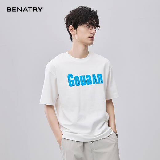 贝纳川夏季字母短袖T恤ECF214107 商品图6