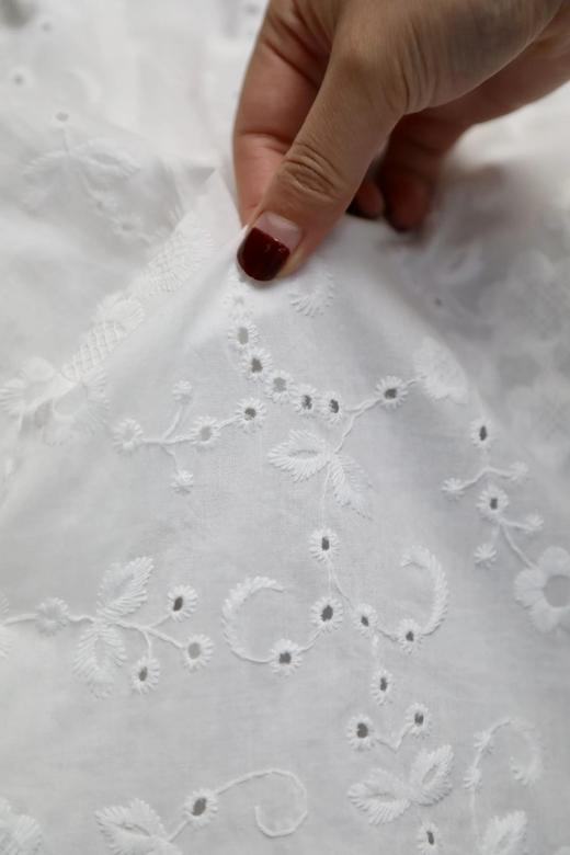 LPIUTY品牌直发！重工纯棉刺绣花边衬衫 短袖B08ZJ-24-1120/长袖B08ZJ-24-1119 商品图14