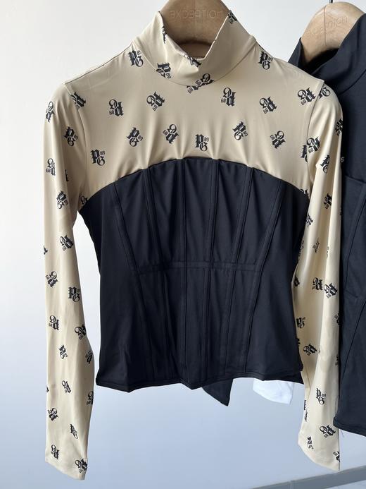 高尔夫🏌‍♀纯原单单PG打底衫，超级好看的一款，工艺复杂，面料有弹力，舒服好穿，立领设计拼接设计，更好的修饰腰身，拉伸身高比例！数量不多 商品图5