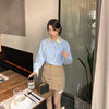 金蘑菇菇 Jennifer‘s fall / 柔焦少女 春日精致感条纹衬衫套装 商品缩略图0