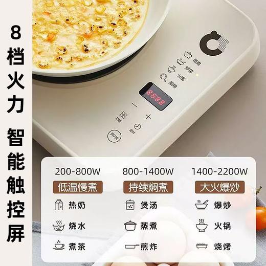 小熊电磁炉家用款多功能大功率新款智能炒菜火锅专用小型电磁炉 商品图3