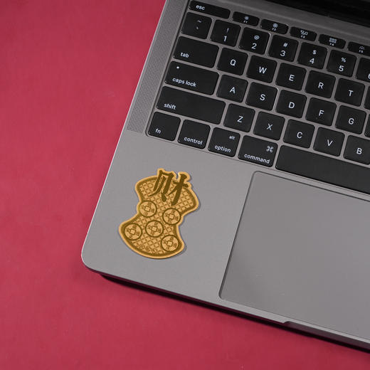 五帝钱护身符金箔手机贴 商品图6